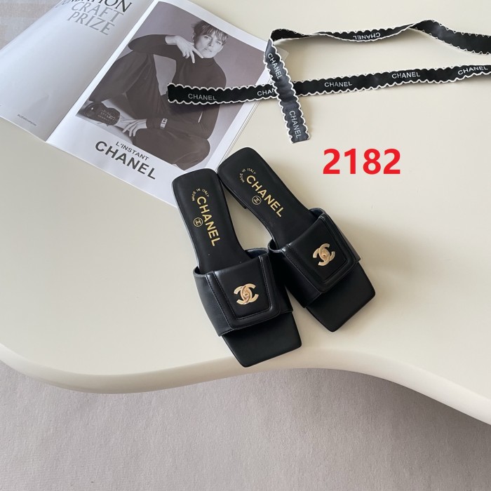 Women's flat slippers shoes, size 35-42, SS50-2182