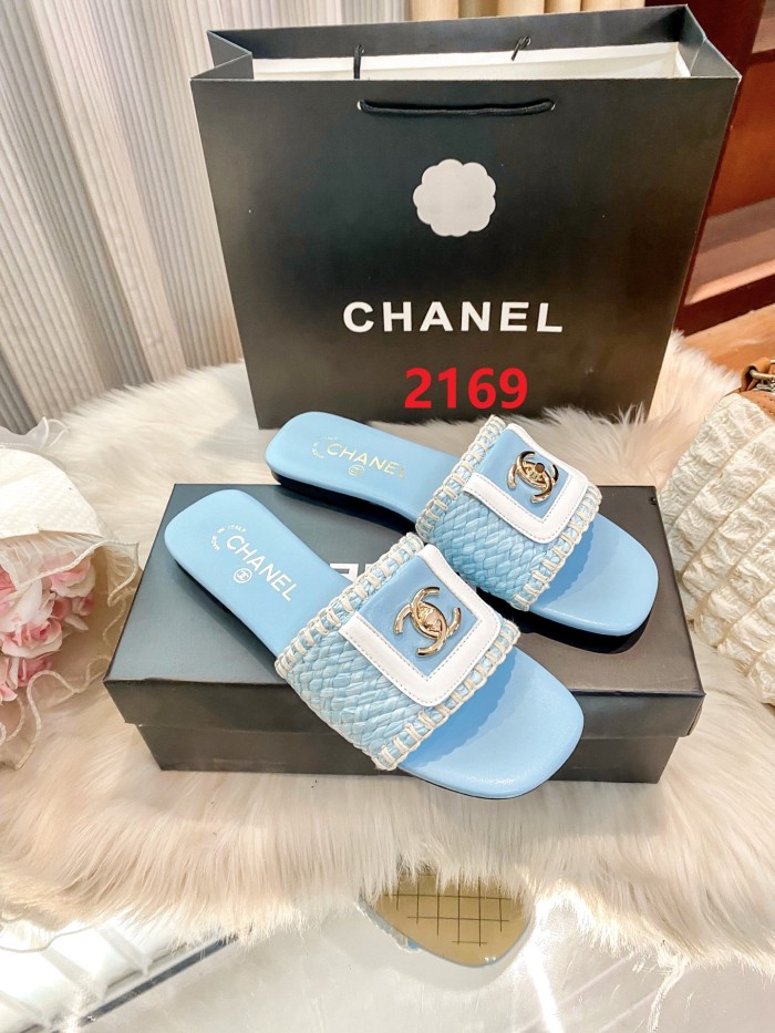 Women's flat slippers shoes, size 35-42, SS50-2169