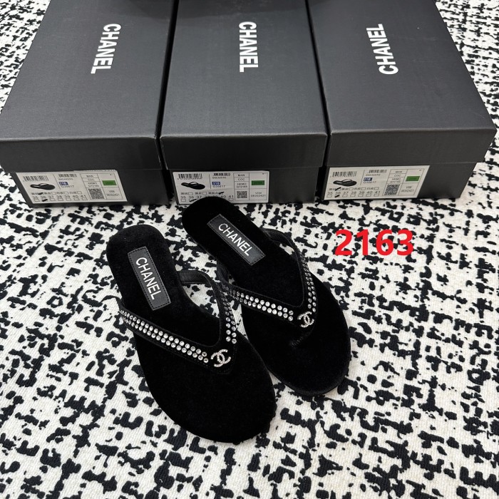 Women's flat slippers shoes, size 35-41, SS50-2163