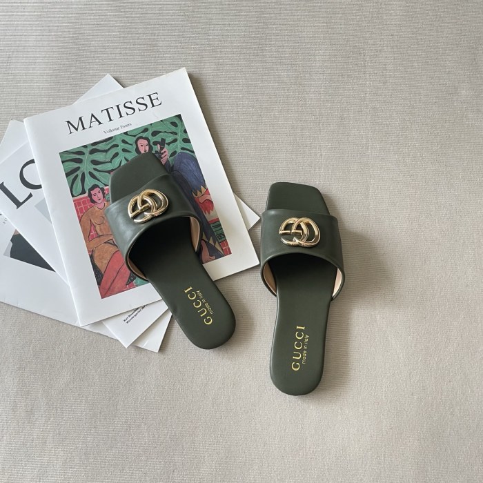 Women's flat slippers shoes, size 35-42, SS50-2150