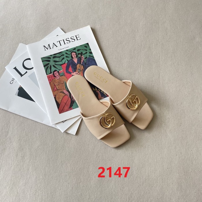 Women's flat slippers shoes, size 35-42, SS50-2147