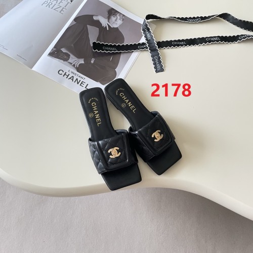Women's flat slippers shoes, size 35-42, SS50-2178