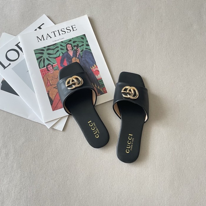 Women's flat slippers shoes, size 35-42, SS50-2143