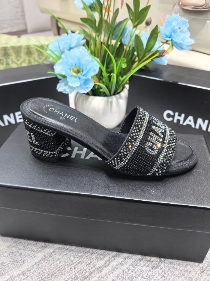 Women's heel slippers shoes, size 35-42, SS50-2198