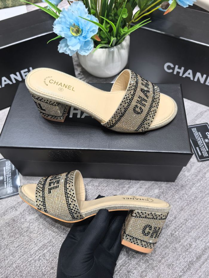 Women's heel slippers shoes, size 35-42, SS50-2200