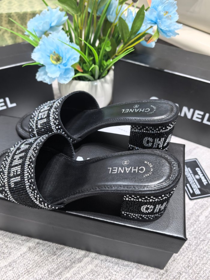Women's heel slippers shoes, size 35-42, SS50-2198