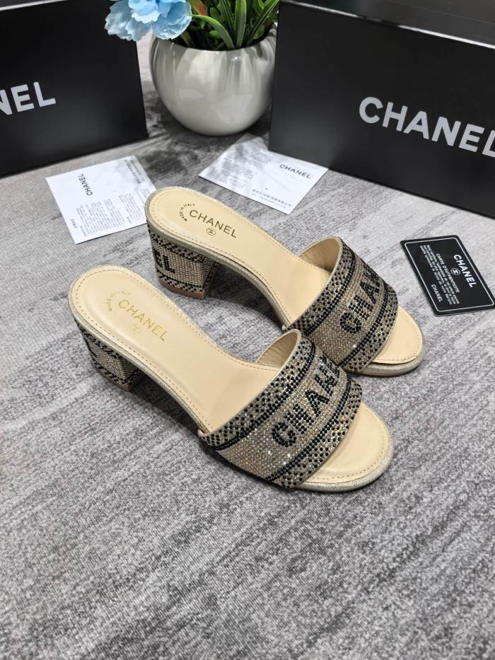 Women's heel slippers shoes, size 35-42, SS50-2200