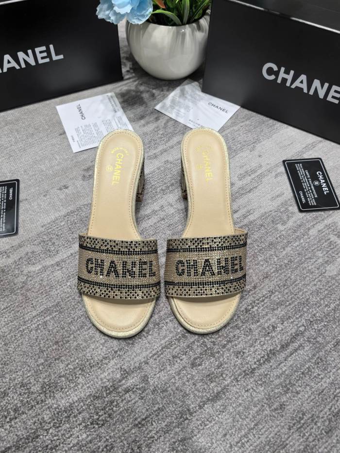 Women's heel slippers shoes, size 35-42, SS50-2200