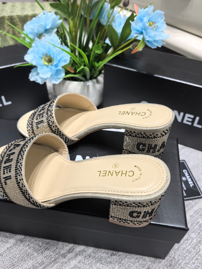 Women's heel slippers shoes, size 35-42, SS50-2200