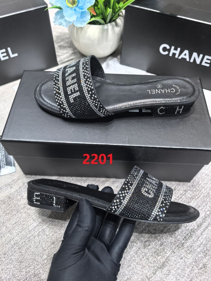 Women's heel slippers shoes, size 35-42, SS50-2201