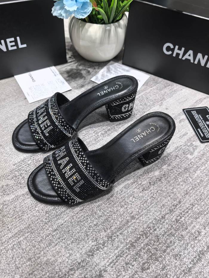 Women's heel slippers shoes, size 35-42, SS50-2198