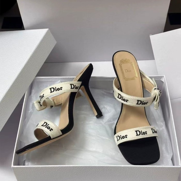 Women's heel slippers shoes, heel 8.5cm, size 35-40, SS50-421