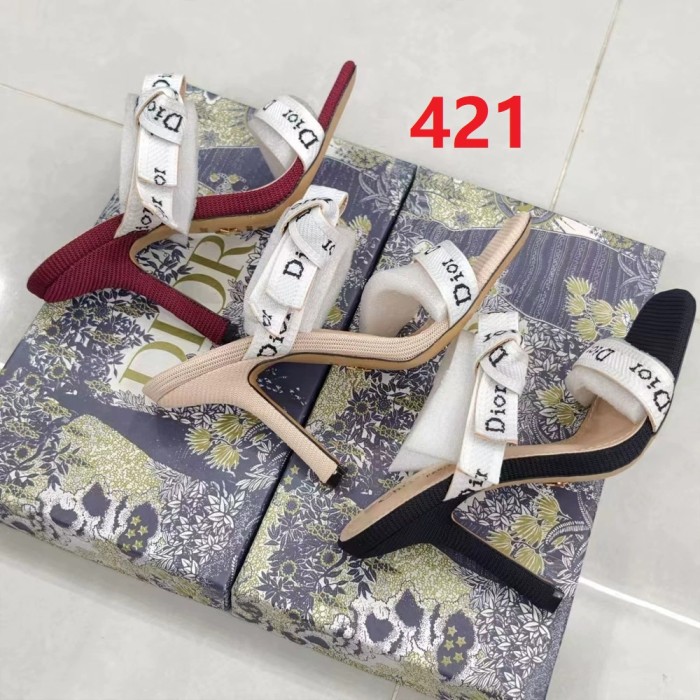 Women's heel slippers shoes, heel 8.5cm, size 35-40, SS50-421