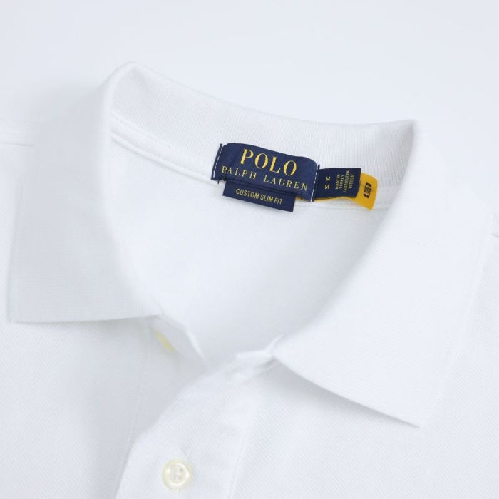 Men's cotton embroidered collared short-sleeved T-shirt,CL25-329-333