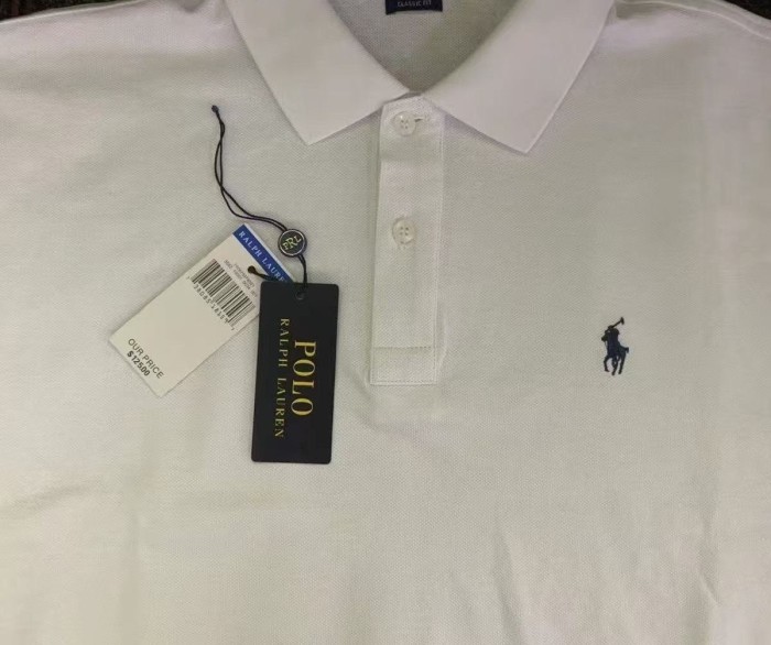 Men's cotton embroidered collared short-sleeved T-shirt,CL25-329-333