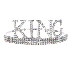 Royal King Crowns For Men Full Round Tiaras And Crowns Prom Party Costume Prince Hair Accessories VIP Aoinm