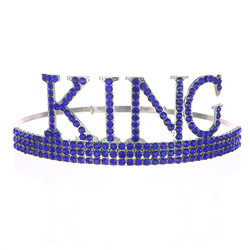 Royal King Crowns For Men Full Round Tiaras And Crowns Prom Party Costume Prince Hair Accessories VIP Aoinm