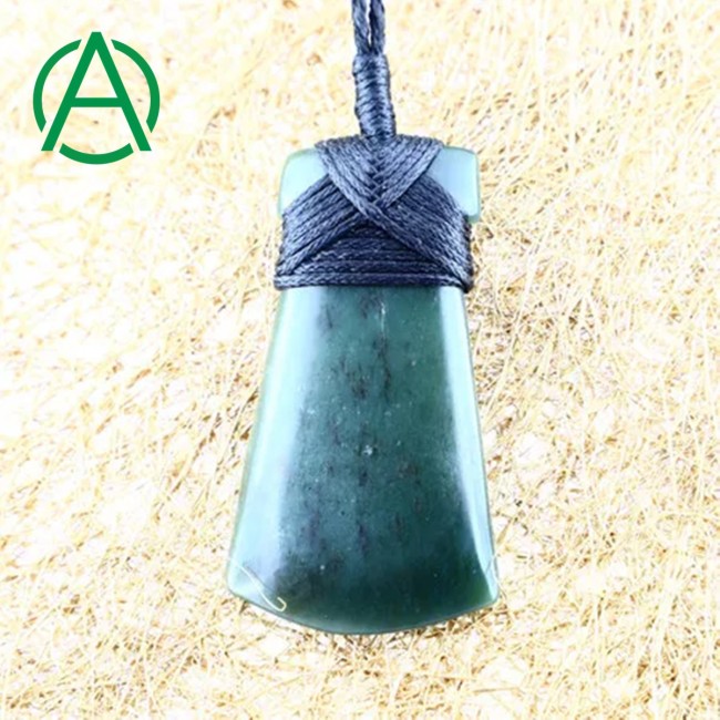 Asem Jade Jewelry's natural and creative carved Canadian Guardian nephrite pendant is the perfect choice to protect your family and loved ones