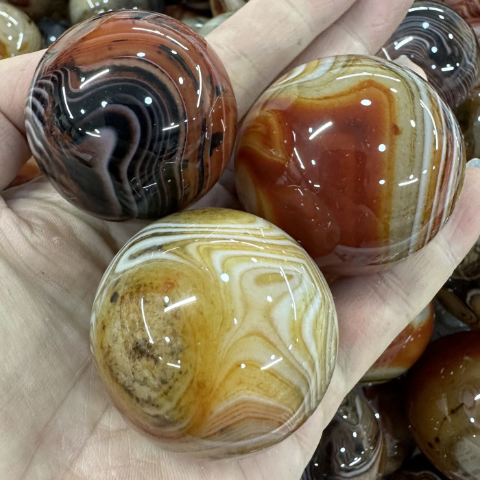 高品质灵气天然石英沙丁鱼玛瑙球宝石水晶球用于风水装饰