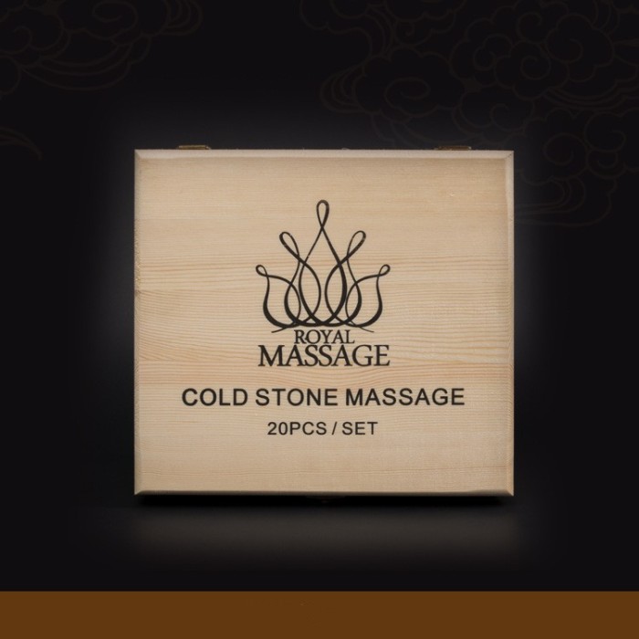 14pcs professional hot massage stone white jade set Heating stone jade ware Warm stone men's and women's spa massage therapy