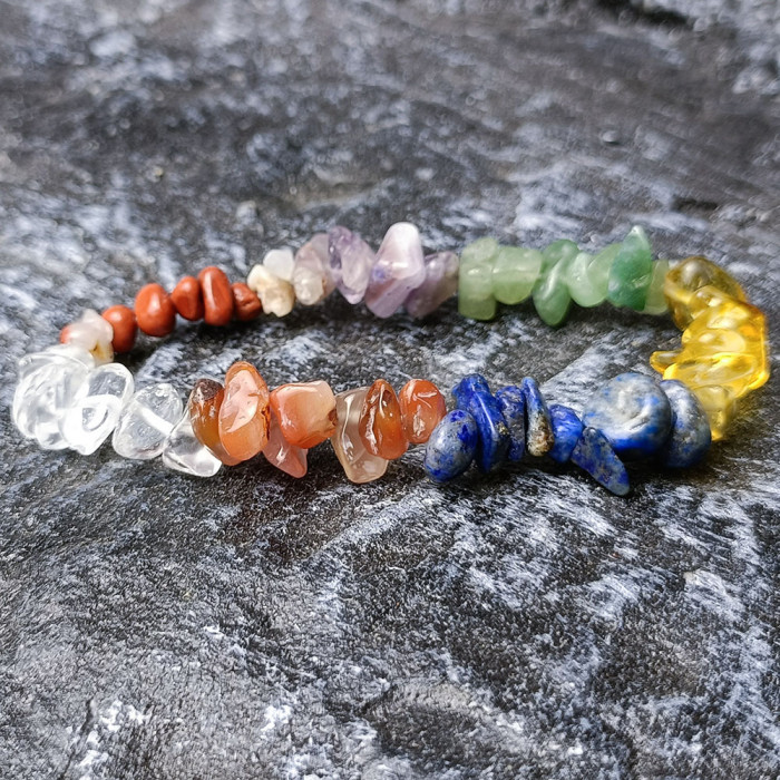 Valentine's Day gift box: Natural crystal Jade 7 Chakra Gemstone Set, rose quartz crystal heart Hexagonal prism pendant