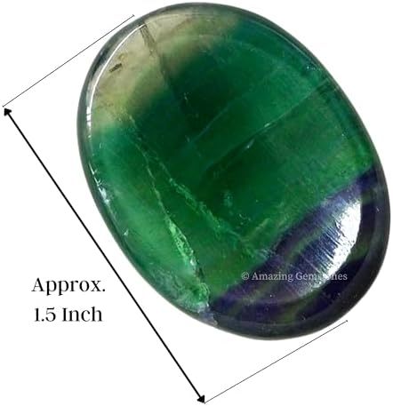 Green Jade Aventurine Worry Stone Crystals and Healing Stones - Worry Stones for Stress Relief Gifts - Piedra Crystal Fidget for Meditation - Unique Stocking Stuffers and Birthday Gifts for Women, Men