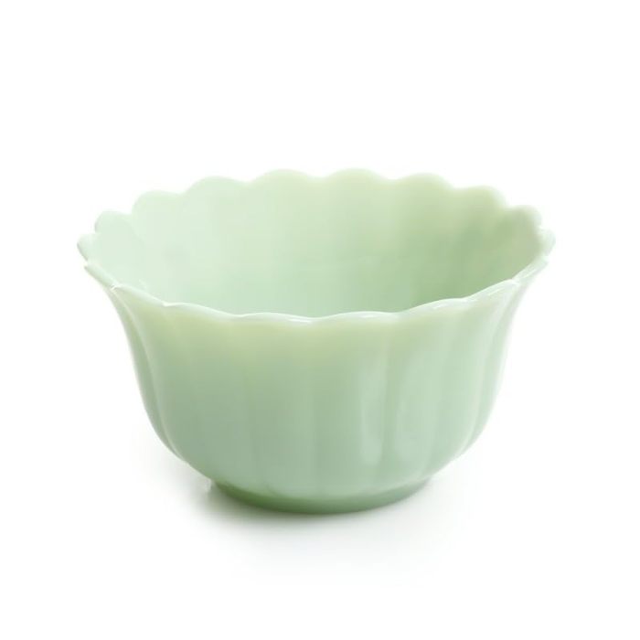 3-Piece Dinnerware Set Jade Dessert Plate Set with Dipping Dish and Bowl Centerpiece