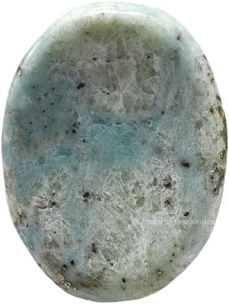 Green Jade Aventurine Worry Stone Crystals and Healing Stones - Worry Stones for Stress Relief Gifts - Piedra Crystal Fidget for Meditation - Unique Stocking Stuffers and Birthday Gifts for Women, Men