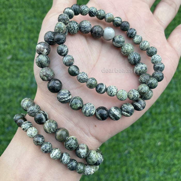 Wholesale natural stone beaded bracelets, gemstone therapy crystal bracelets for men and women, in sizes of 6mm and 8mm
