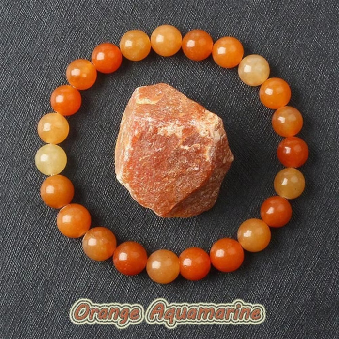 Brand-new creative colored natural mineral crystal bracelet, featuring crystal and pearl stone charm as a fashionable jewelry gift for both men and women