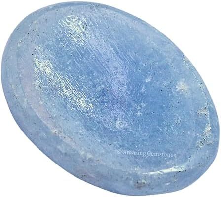 Green Jade Aventurine Worry Stone Crystals and Healing Stones - Worry Stones for Stress Relief Gifts - Piedra Crystal Fidget for Meditation - Unique Stocking Stuffers and Birthday Gifts for Women, Men