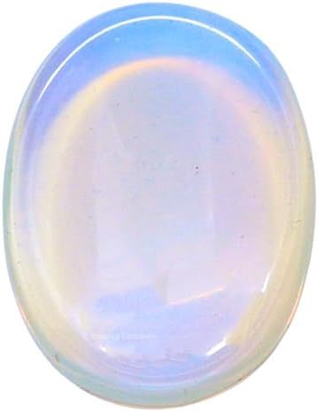 Green Jade Aventurine Worry Stone Crystals and Healing Stones - Worry Stones for Stress Relief Gifts - Piedra Crystal Fidget for Meditation - Unique Stocking Stuffers and Birthday Gifts for Women, Men