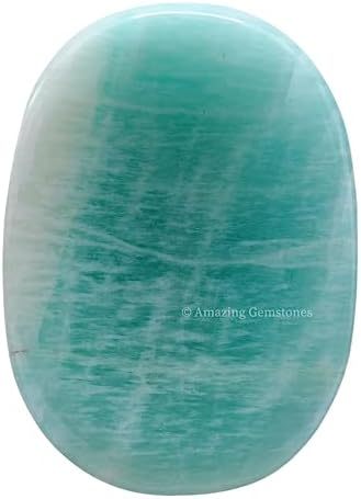 Green Jade Aventurine Worry Stone Crystals and Healing Stones - Worry Stones for Stress Relief Gifts - Piedra Crystal Fidget for Meditation - Unique Stocking Stuffers and Birthday Gifts for Women, Men