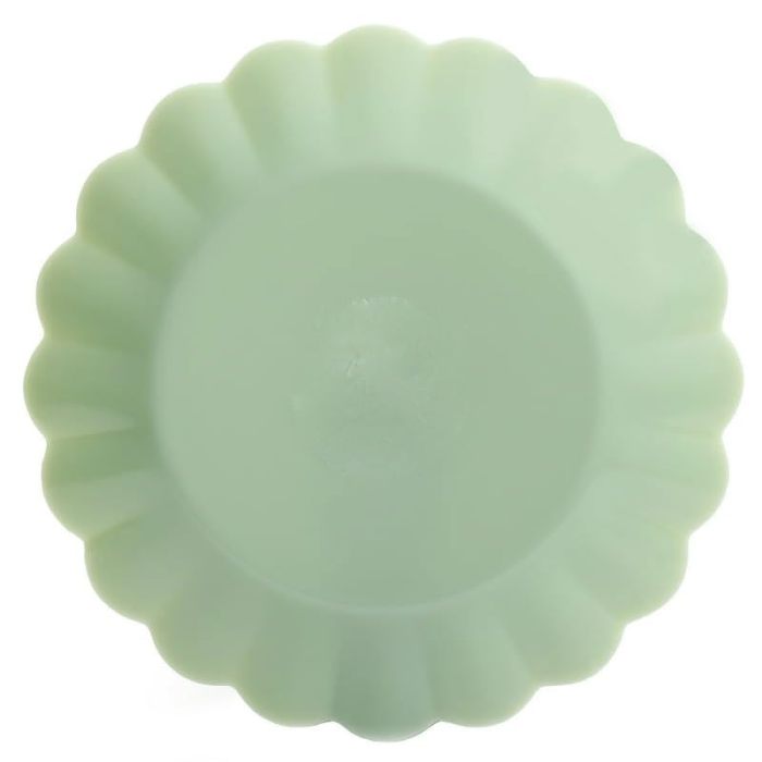 3-Piece Dinnerware Set Jade Dessert Plate Set with Dipping Dish and Bowl Centerpiece