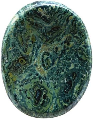Green Jade Aventurine Worry Stone Crystals and Healing Stones - Worry Stones for Stress Relief Gifts - Piedra Crystal Fidget for Meditation - Unique Stocking Stuffers and Birthday Gifts for Women, Men
