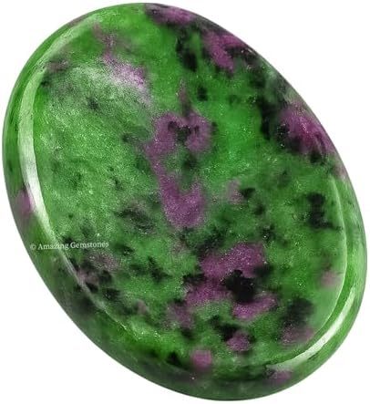 Green Jade Aventurine Worry Stone Crystals and Healing Stones - Worry Stones for Stress Relief Gifts - Piedra Crystal Fidget for Meditation - Unique Stocking Stuffers and Birthday Gifts for Women, Men