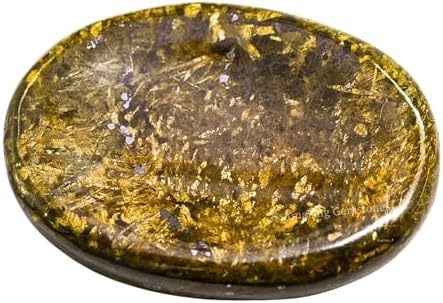 Green Jade Aventurine Worry Stone Crystals and Healing Stones - Worry Stones for Stress Relief Gifts - Piedra Crystal Fidget for Meditation - Unique Stocking Stuffers and Birthday Gifts for Women, Men