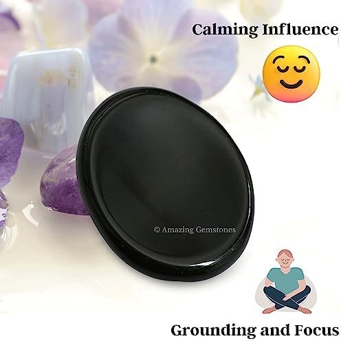 Green Jade Aventurine Worry Stone Crystals and Healing Stones - Worry Stones for Stress Relief Gifts - Piedra Crystal Fidget for Meditation - Unique Stocking Stuffers and Birthday Gifts for Women, Men
