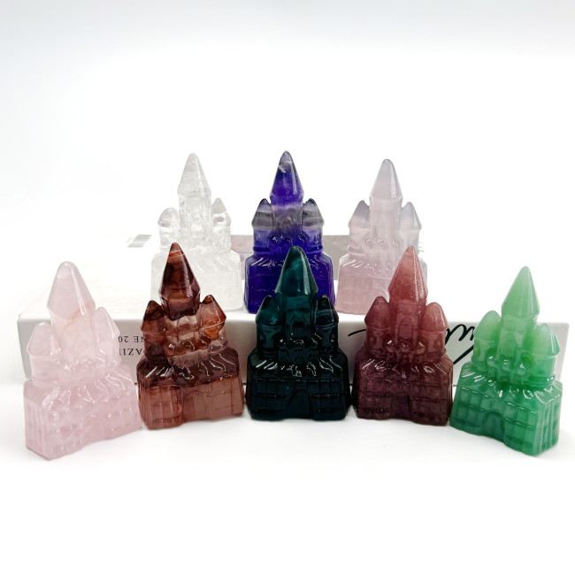 Professional manufacturer of crystal handicrafts, hand-carved natural crystal, crystal castle gifts