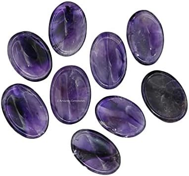 Green Jade Aventurine Worry Stone Crystals and Healing Stones - Worry Stones for Stress Relief Gifts - Piedra Crystal Fidget for Meditation - Unique Stocking Stuffers and Birthday Gifts for Women, Men