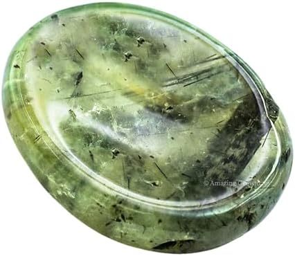 Green Jade Aventurine Worry Stone Crystals and Healing Stones - Worry Stones for Stress Relief Gifts - Piedra Crystal Fidget for Meditation - Unique Stocking Stuffers and Birthday Gifts for Women, Men