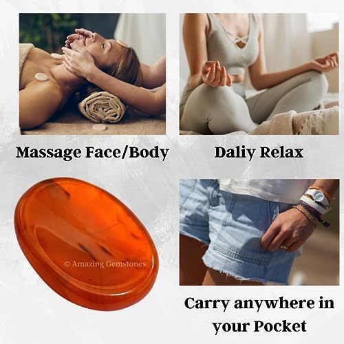 Green Jade Aventurine Worry Stone Crystals and Healing Stones - Worry Stones for Stress Relief Gifts - Piedra Crystal Fidget for Meditation - Unique Stocking Stuffers and Birthday Gifts for Women, Men
