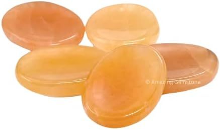 Green Jade Aventurine Worry Stone Crystals and Healing Stones - Worry Stones for Stress Relief Gifts - Piedra Crystal Fidget for Meditation - Unique Stocking Stuffers and Birthday Gifts for Women, Men