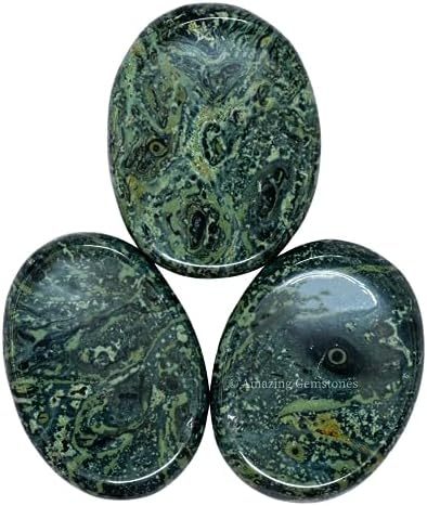 Green Jade Aventurine Worry Stone Crystals and Healing Stones - Worry Stones for Stress Relief Gifts - Piedra Crystal Fidget for Meditation - Unique Stocking Stuffers and Birthday Gifts for Women, Men