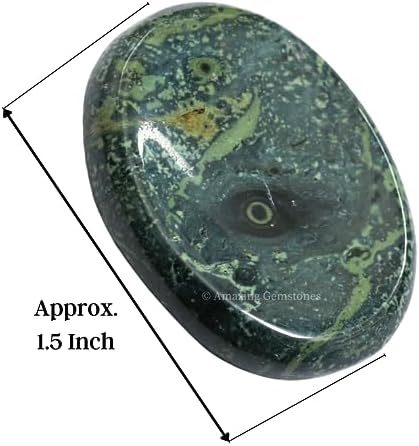 Green Jade Aventurine Worry Stone Crystals and Healing Stones - Worry Stones for Stress Relief Gifts - Piedra Crystal Fidget for Meditation - Unique Stocking Stuffers and Birthday Gifts for Women, Men