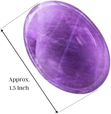Green Jade Aventurine Worry Stone Crystals and Healing Stones - Worry Stones for Stress Relief Gifts - Piedra Crystal Fidget for Meditation - Unique Stocking Stuffers and Birthday Gifts for Women, Men