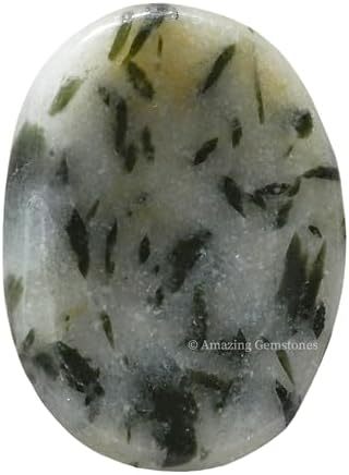 Green Jade Aventurine Worry Stone Crystals and Healing Stones - Worry Stones for Stress Relief Gifts - Piedra Crystal Fidget for Meditation - Unique Stocking Stuffers and Birthday Gifts for Women, Men