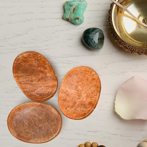 Green Jade Aventurine Worry Stone Crystals and Healing Stones - Worry Stones for Stress Relief Gifts - Piedra Crystal Fidget for Meditation - Unique Stocking Stuffers and Birthday Gifts for Women, Men