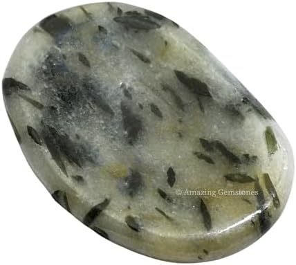 Green Jade Aventurine Worry Stone Crystals and Healing Stones - Worry Stones for Stress Relief Gifts - Piedra Crystal Fidget for Meditation - Unique Stocking Stuffers and Birthday Gifts for Women, Men
