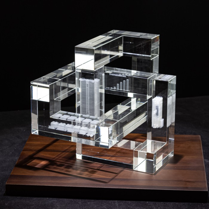 High-end custom crystal handicrafts, creative handicrafts, corporate culture, private custom irregular crystal products
